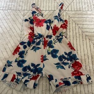 Floral Kids Romper